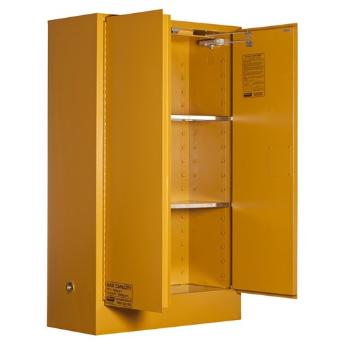 Oxidizing Agent Storage Cabinet: 250L - 2 Doors - 3 Shelves